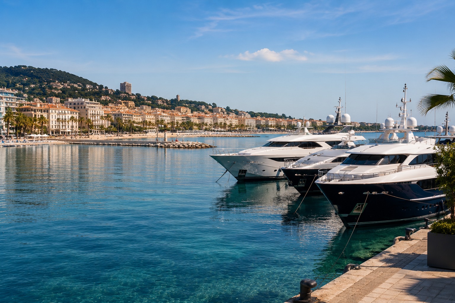 Port de plaisance premium pour intervention CLIMARINE a Cannes