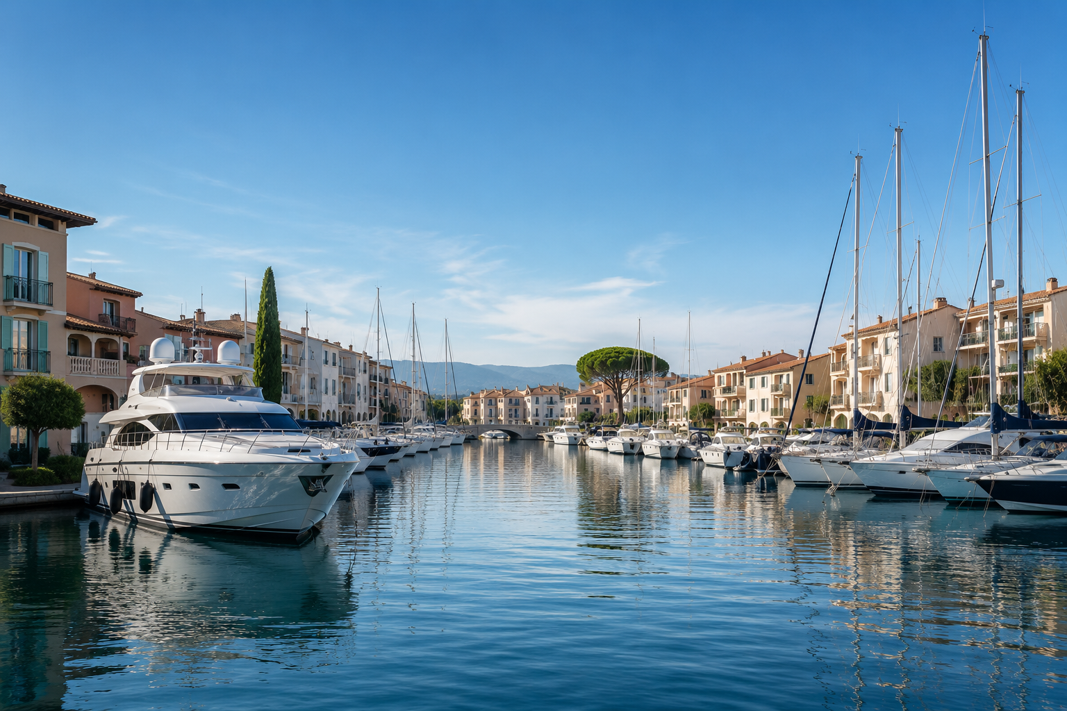 Port de plaisance premium pour intervention CLIMARINE a Cogolin