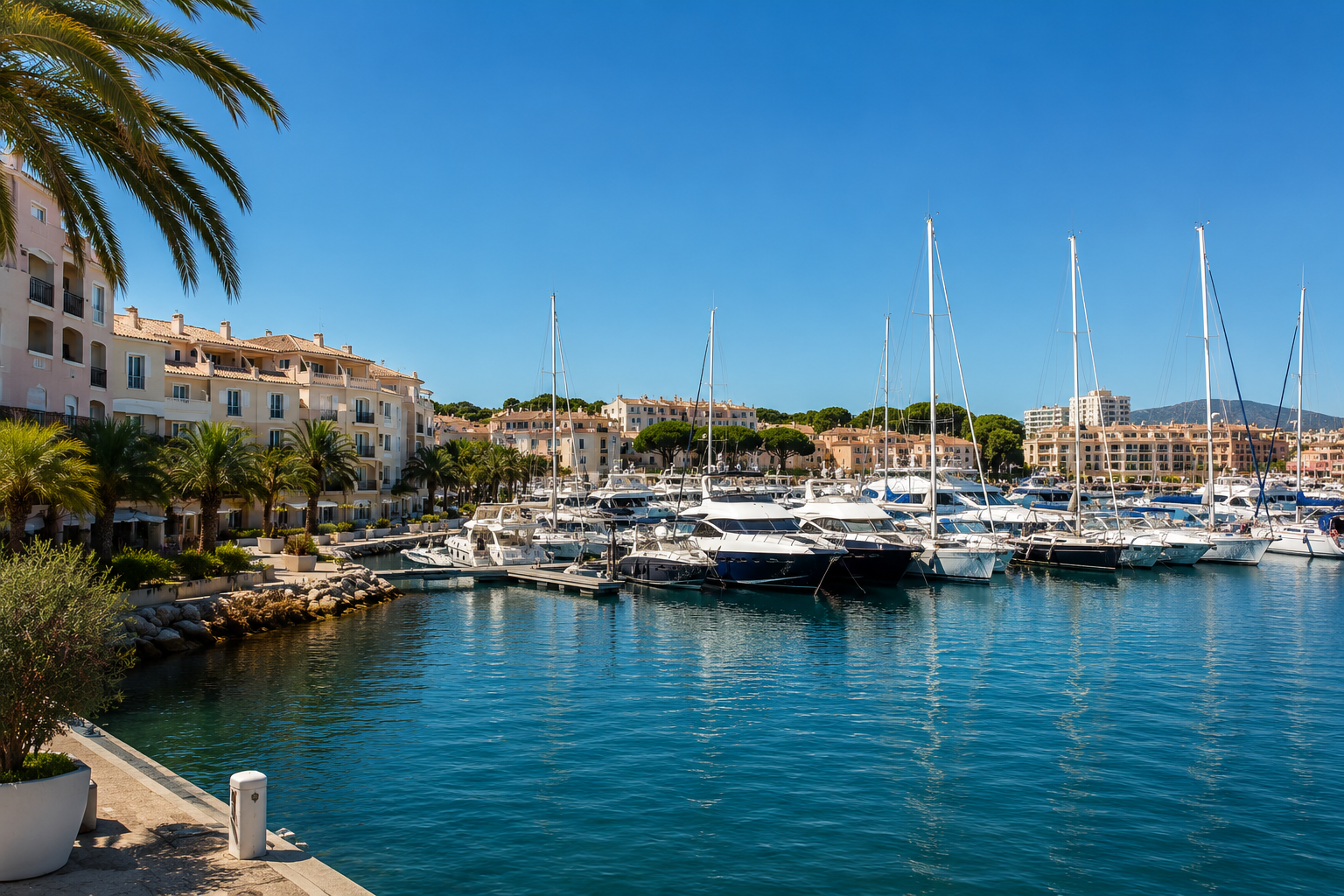Port de plaisance premium pour intervention CLIMARINE a Frejus