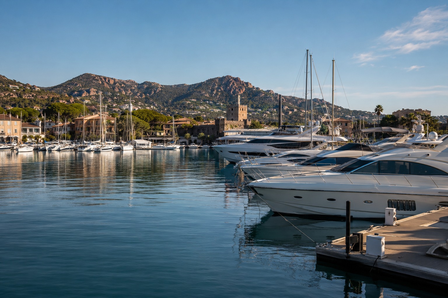 Port de plaisance premium pour intervention CLIMARINE a Mandelieu