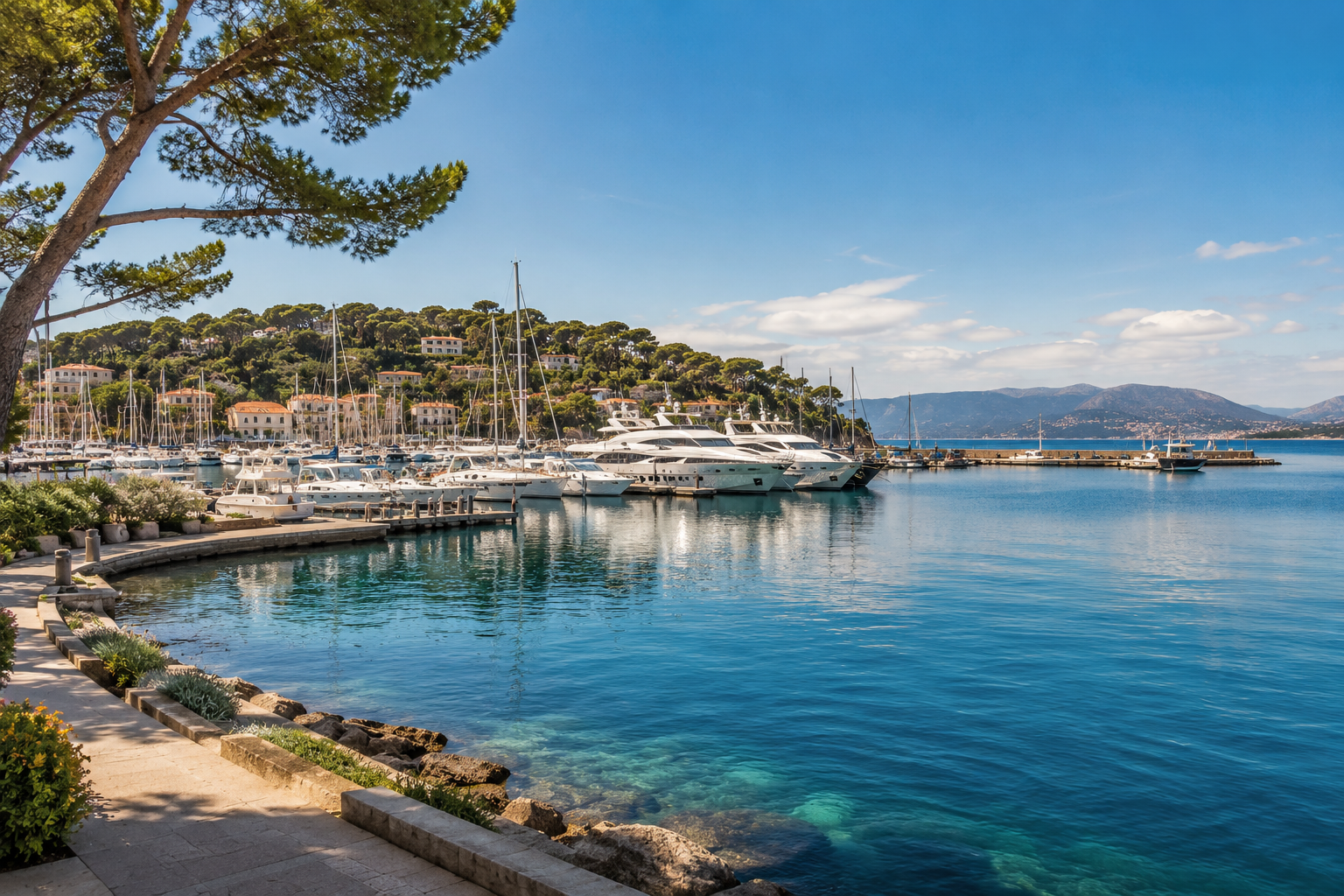 Port de plaisance premium pour intervention CLIMARINE a Saint-Mandrier-sur-Mer