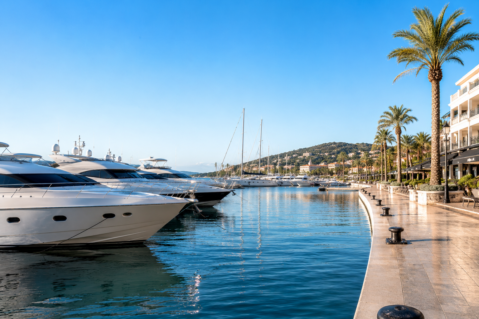 Port de plaisance premium pour intervention CLIMARINE a Sainte-Maxime