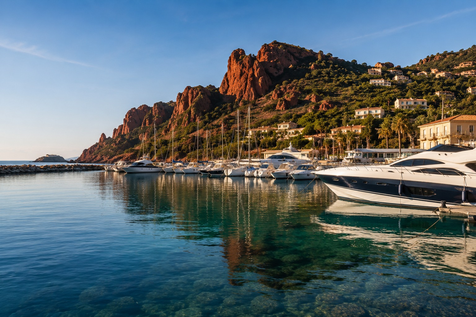Port de plaisance premium pour intervention CLIMARINE a Theoule-sur-Mer