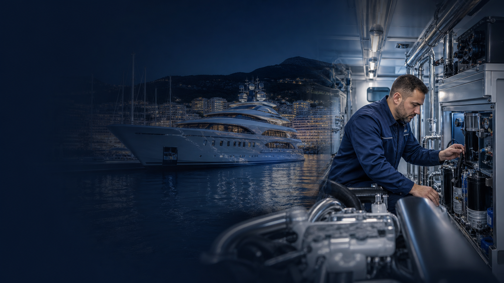 Yacht et technicien marine pour services CLIMARINE
